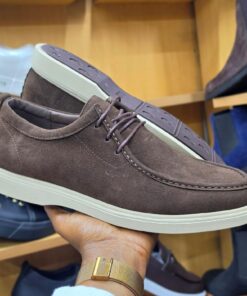 Alternative view of Men’s Smart Casual Suede Loafers with Rubber Sole